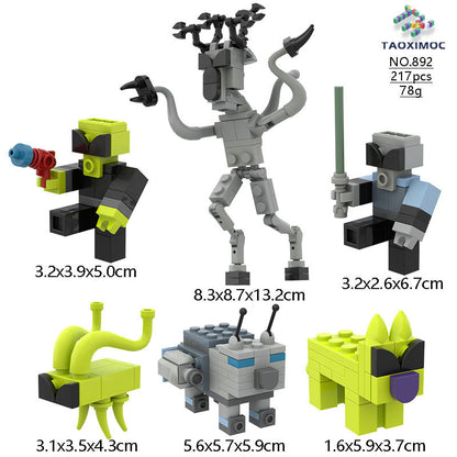 Building block figurines