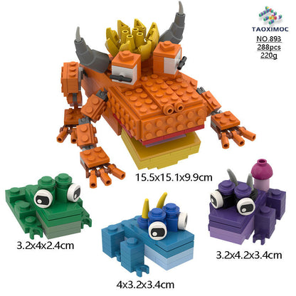 Building block figurines