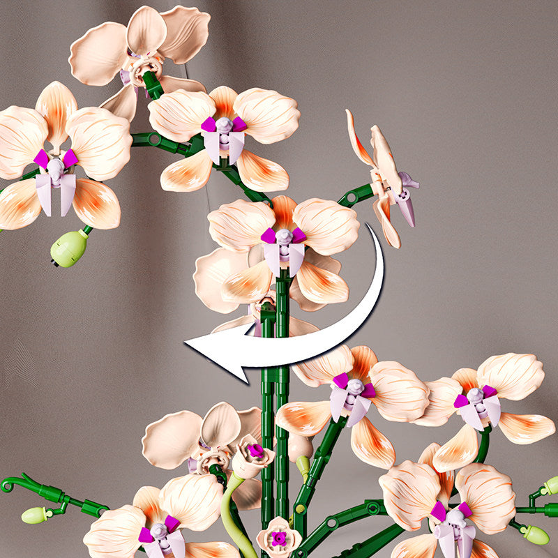 Building Block Flower Bouquet Assembly Kit