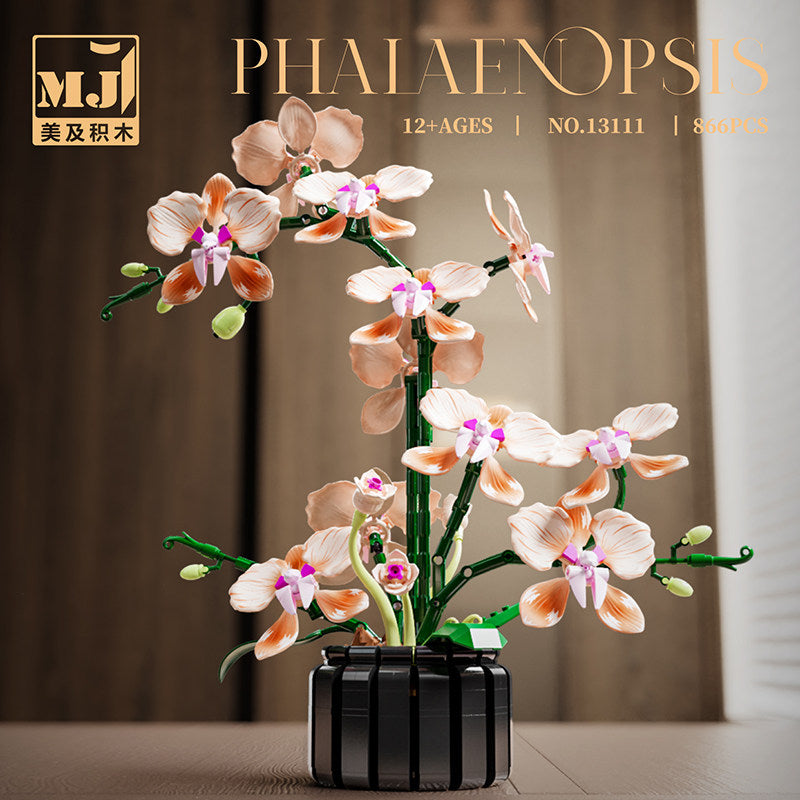 Building Block Flower Bouquet Assembly Kit