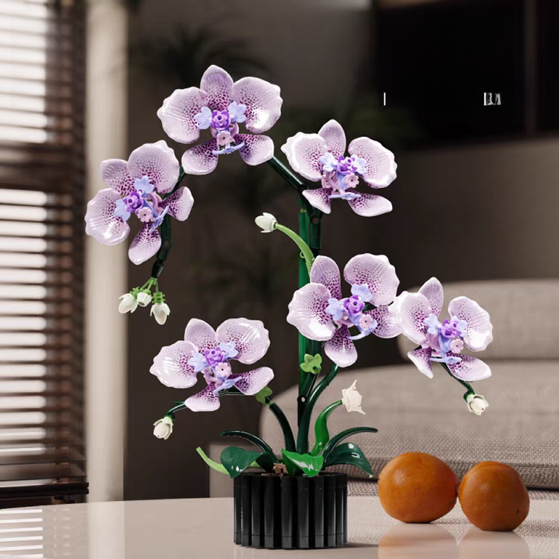 Building Block Flower Bouquet Assembly Kit