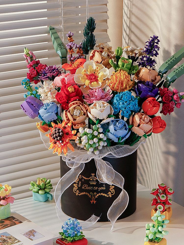 Building Block Flowers