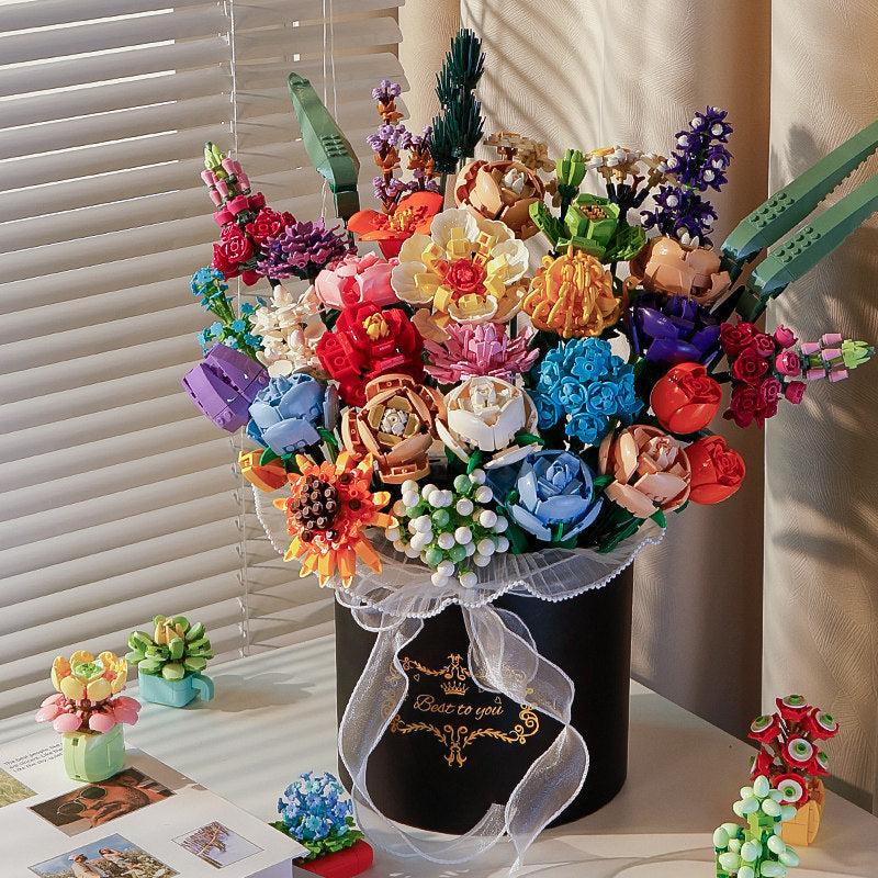 Building Block Flowers