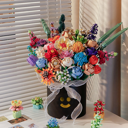 Building Block Flowers