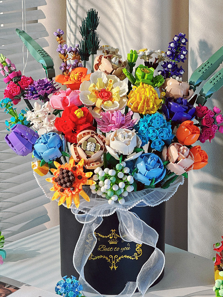 Building Block Flowers
