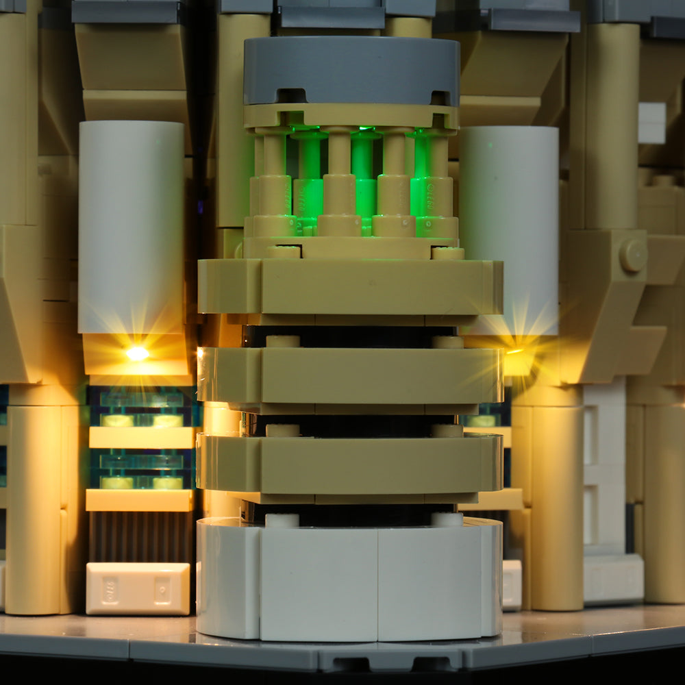 Building block lighting fixtures