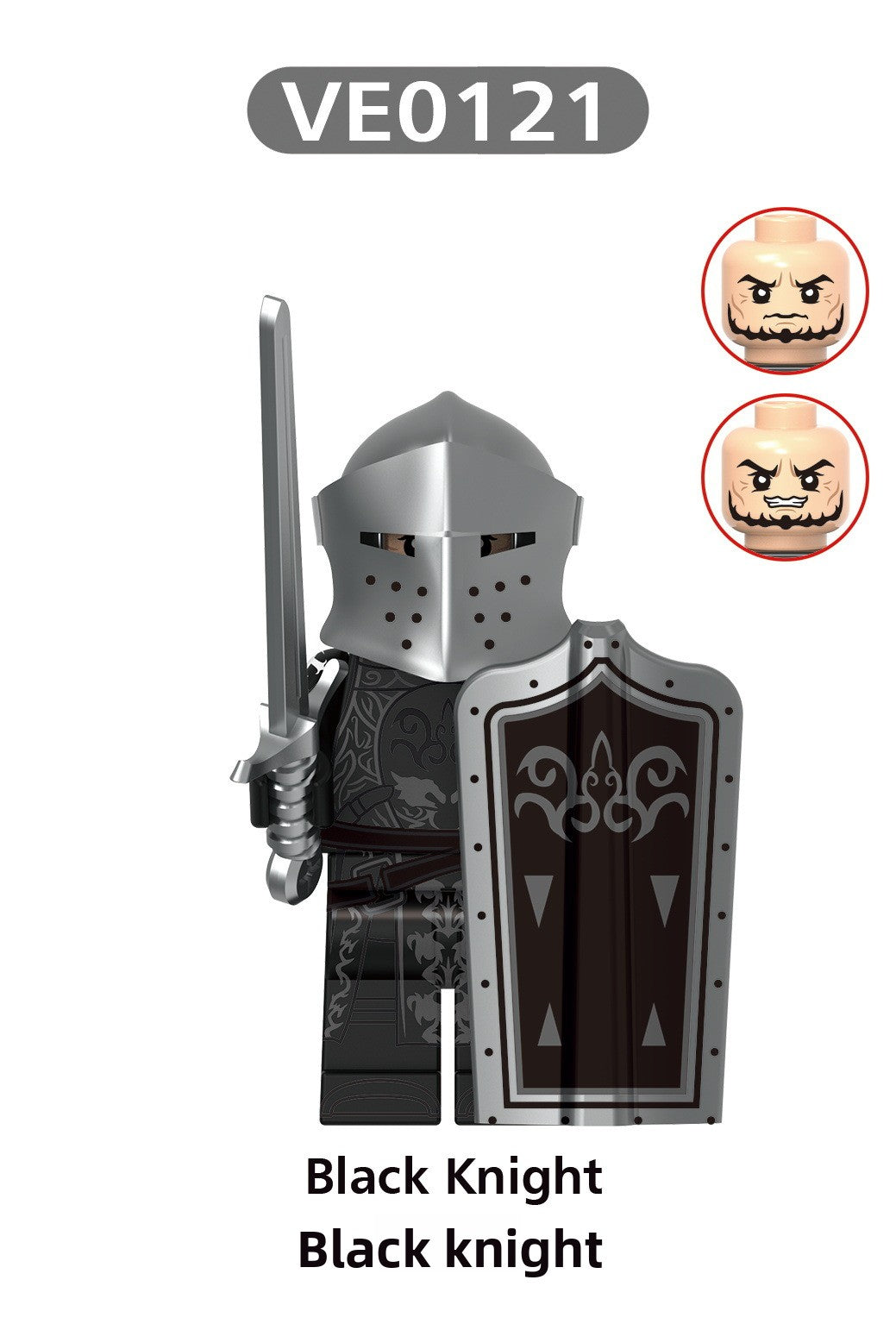 Building block minifigure toy