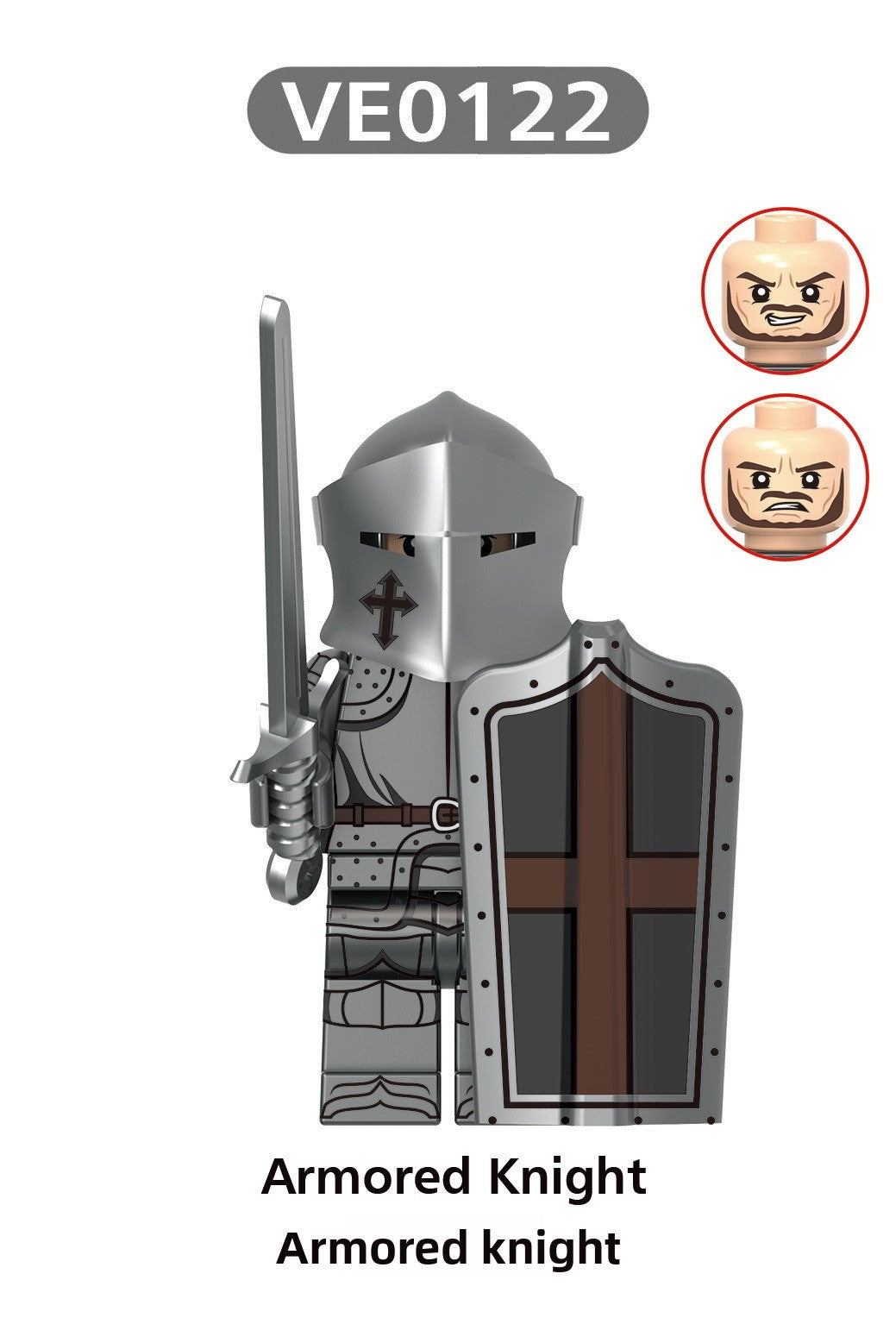 Building block minifigure toy