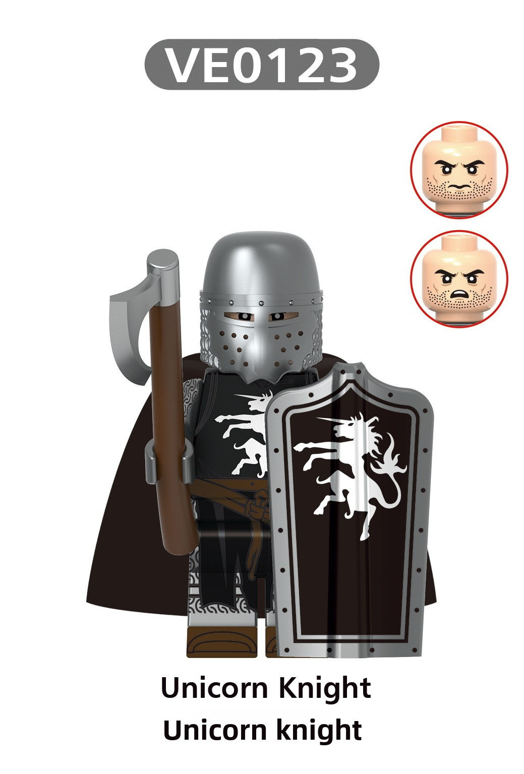 Building block minifigure toy