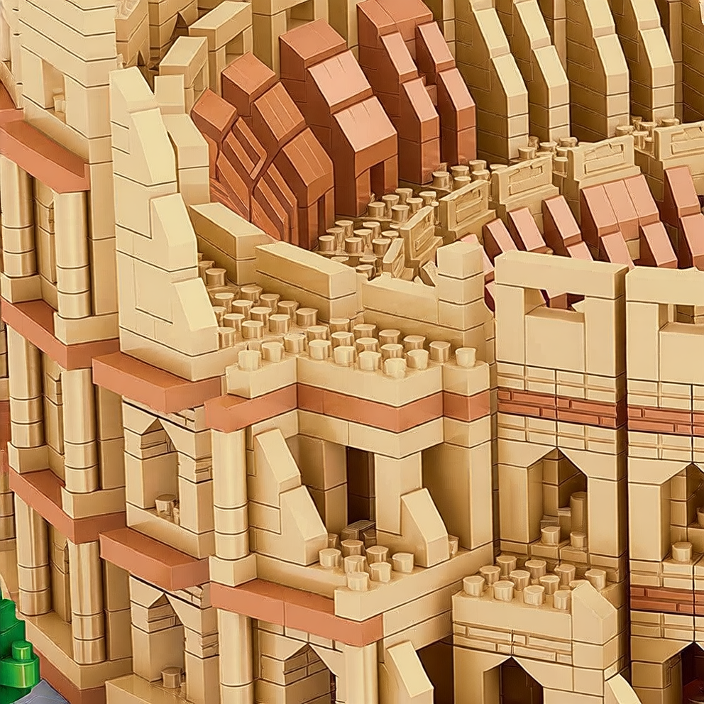 Building block ornaments