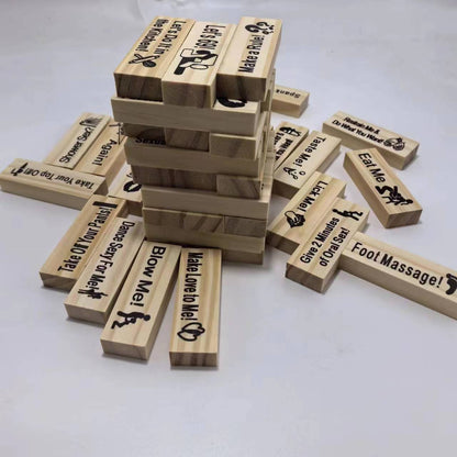 Building block tower
