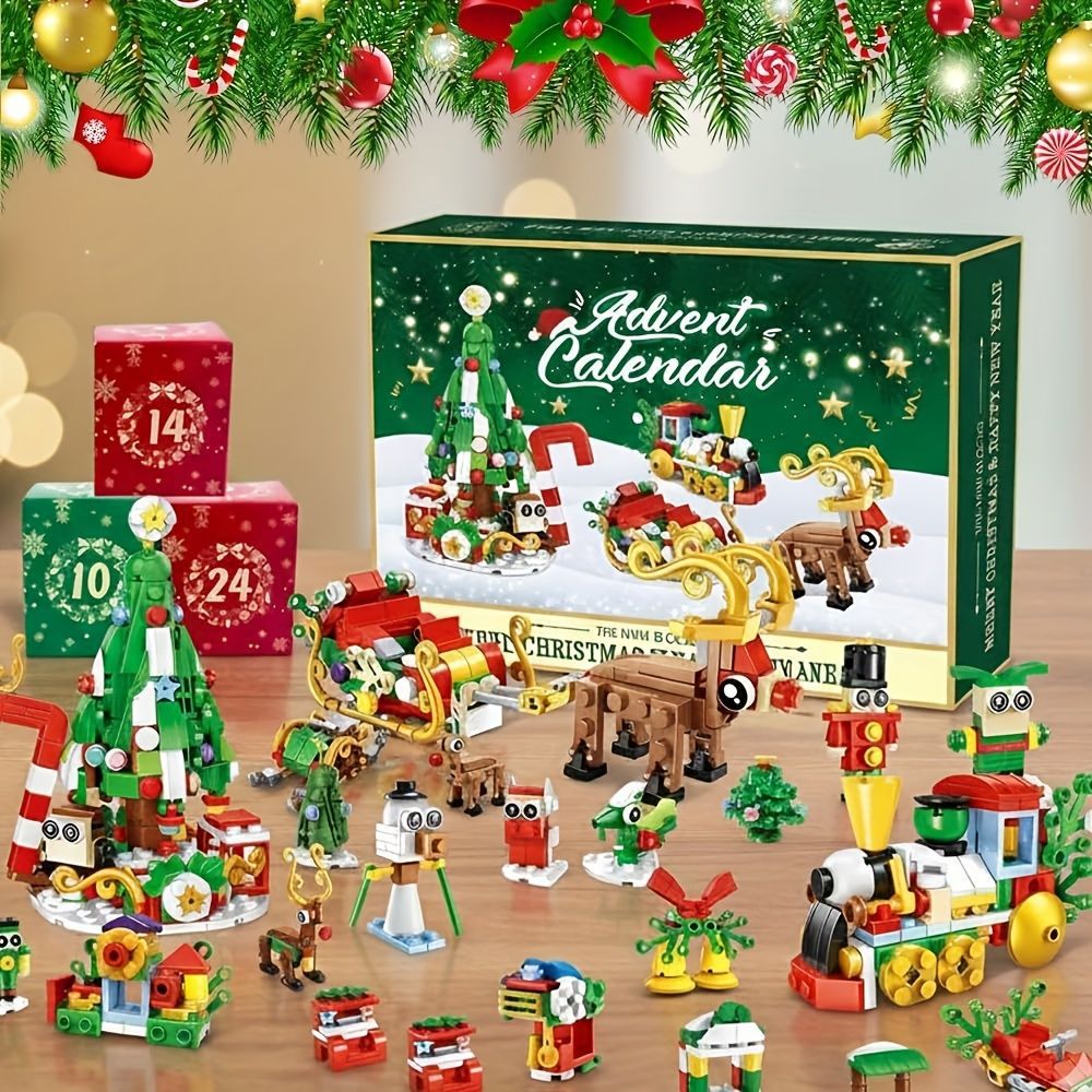 Building Blocks Christmas Calendar Gift Box