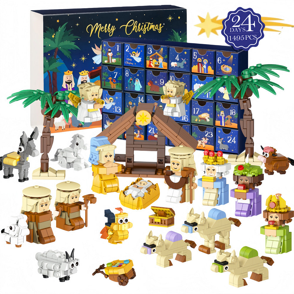 Building Blocks Christmas Calendar Gift Box