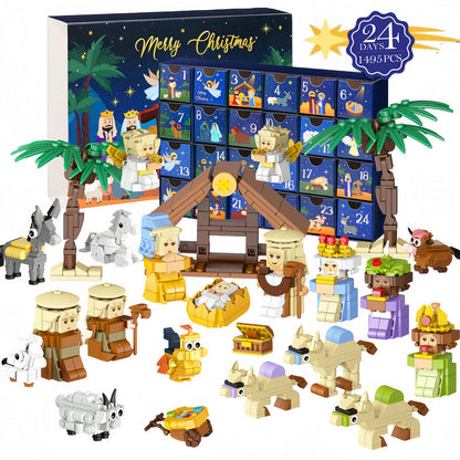 Building Blocks Christmas Calendar Gift Box