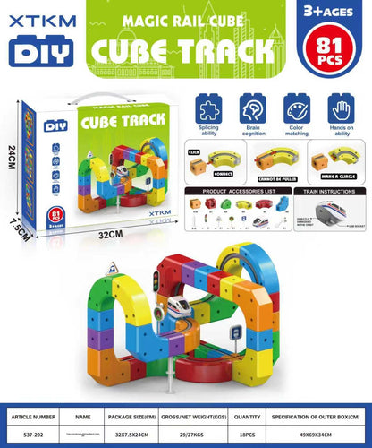 Building Blocks Electric Train Toy