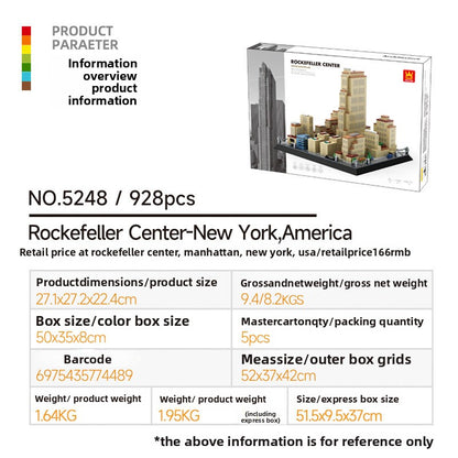 Building Blocks, Rockefeller Center, Manhattan, New York, USA