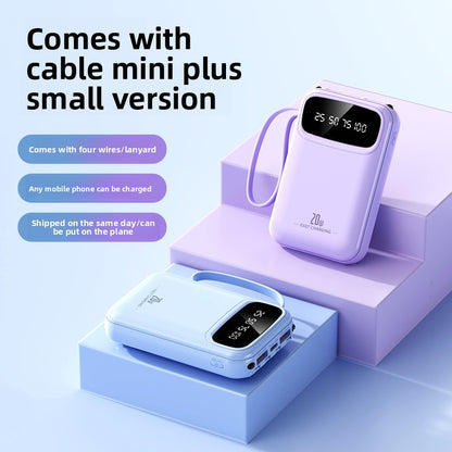 Built-in four-port power bank
