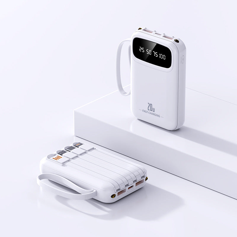 Built-in four-port power bank