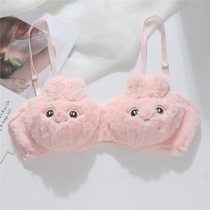 Bunny Design Push-Up Lingerie Set