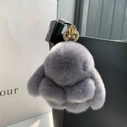 Bunny keychain ornament