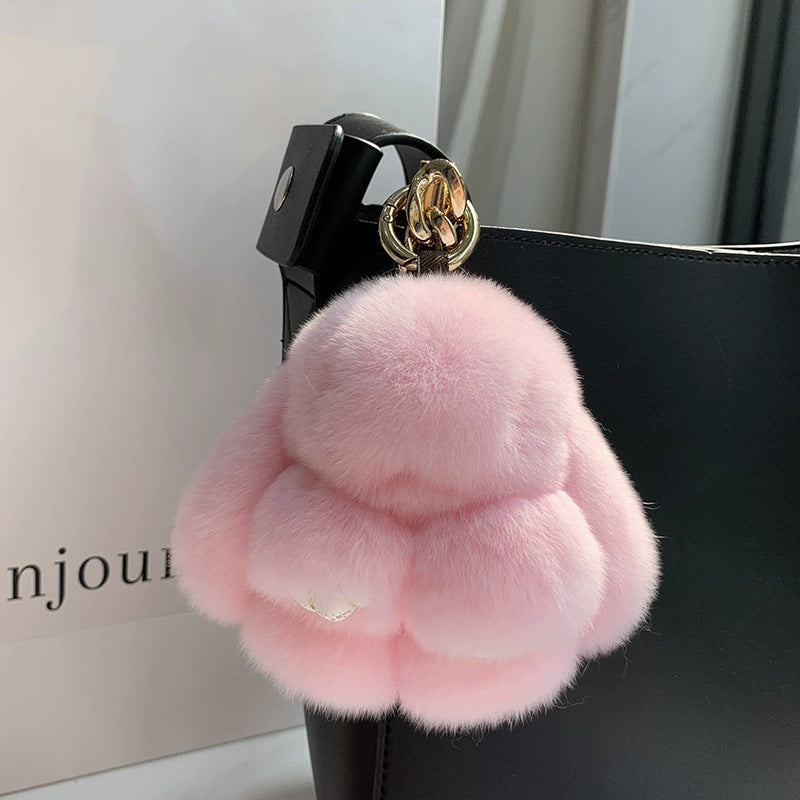 Bunny keychain ornament