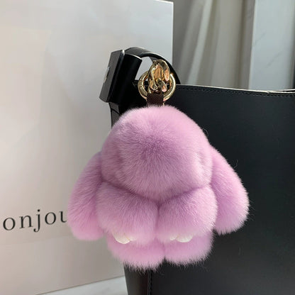 Bunny keychain ornament