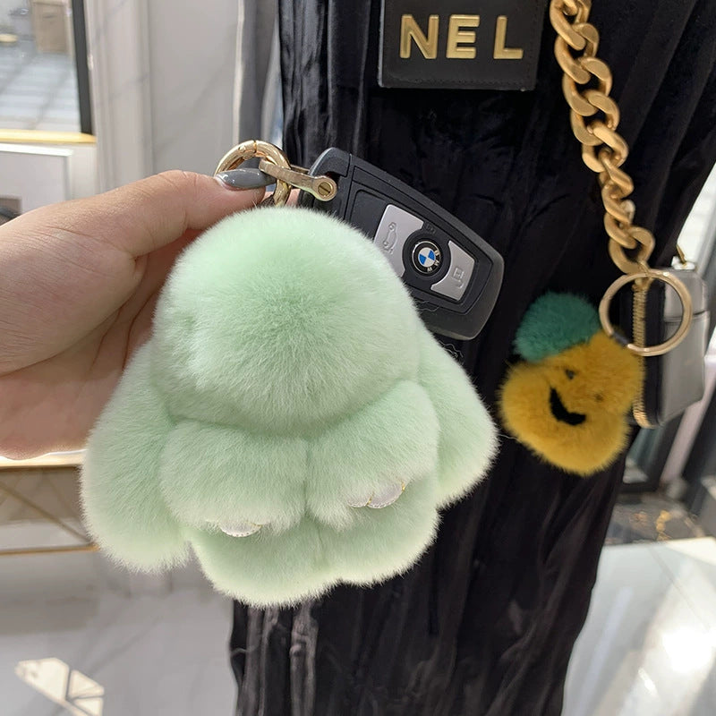 Bunny keychain ornament