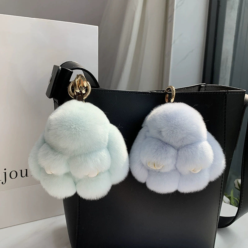 Bunny keychain ornament