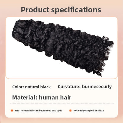 Burmese Curly Human Hair Wig