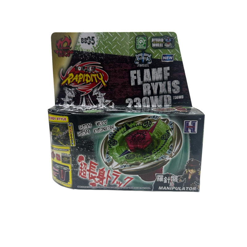 Burst Alloy Top with Launcher and Box