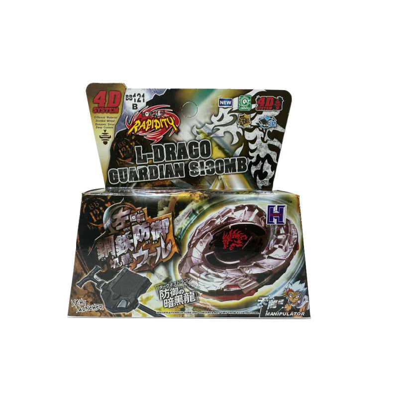 Burst Alloy Top with Launcher and Box