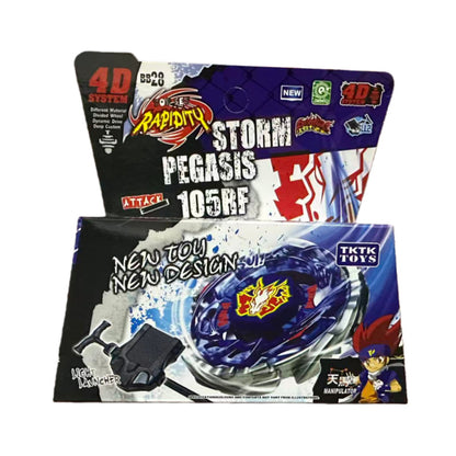 Burst Alloy Top with Launcher and Box