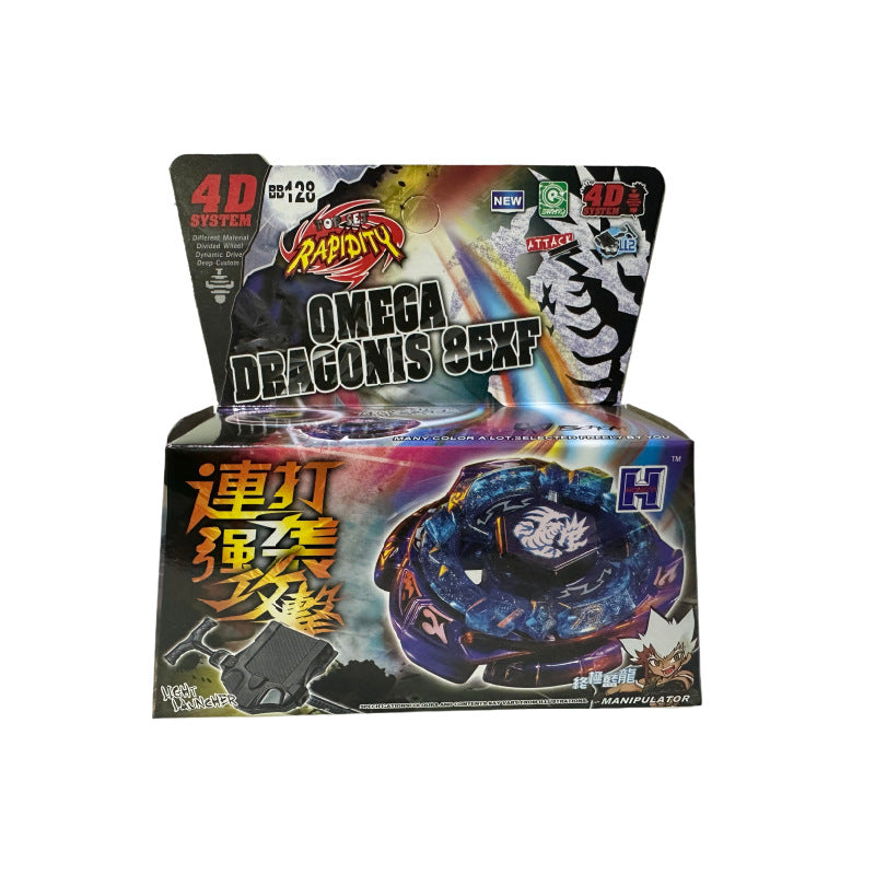 Burst Alloy Top with Launcher and Box