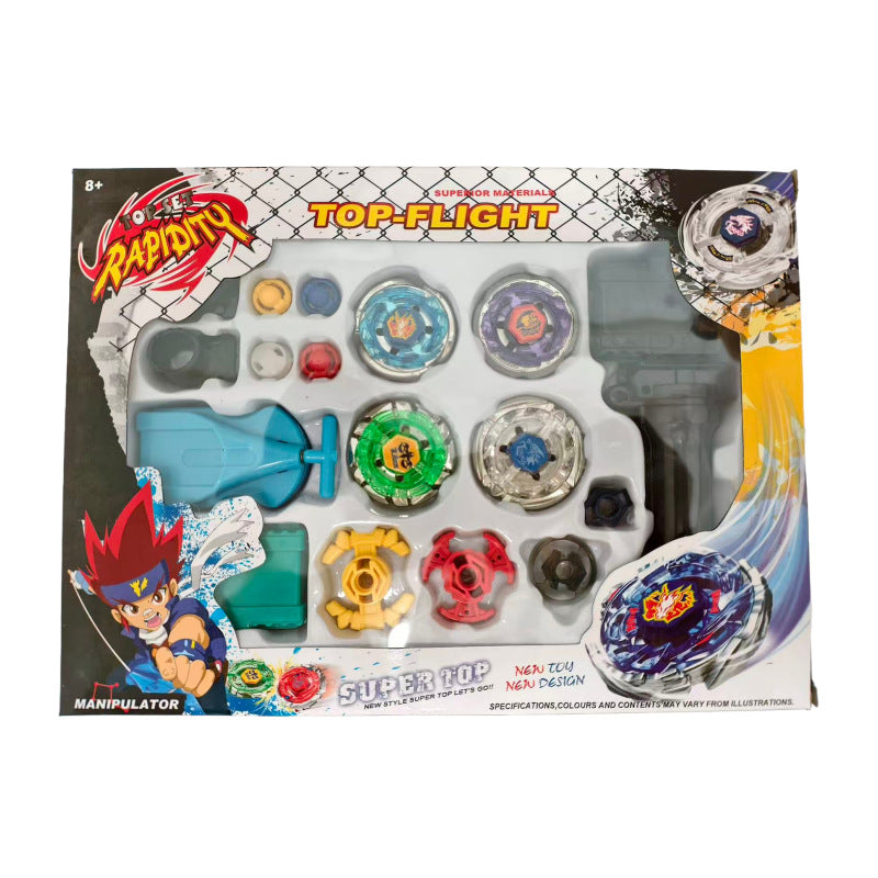 Burst Alloy Top with Launcher and Box