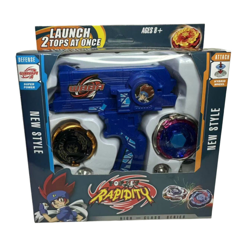 Burst Alloy Top with Launcher and Box