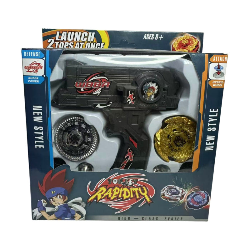 Burst Alloy Top with Launcher and Box