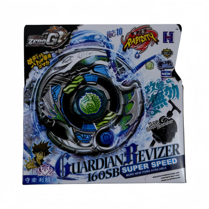 Burst Alloy Top with Launcher and Box