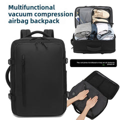 Black with vacuum compression air bag