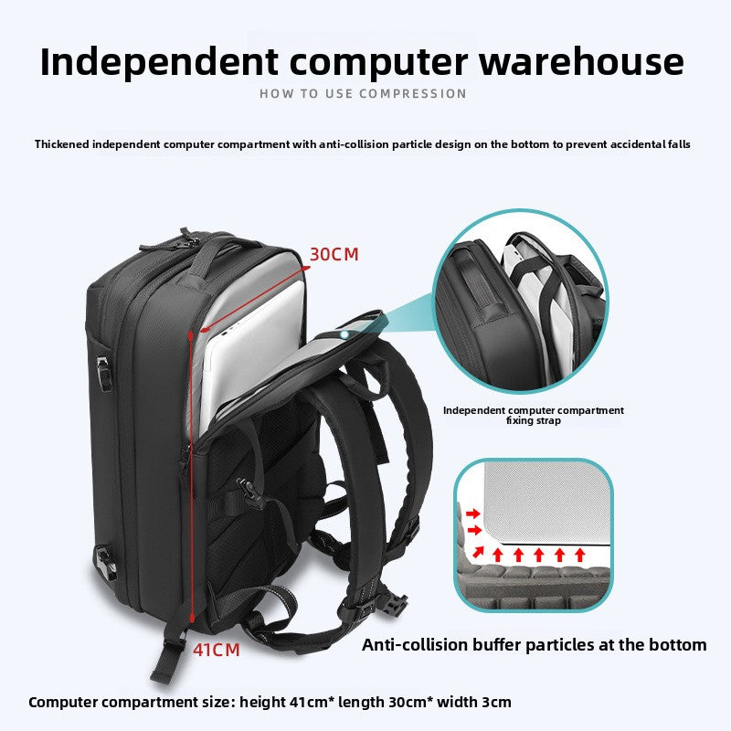 Business Laptop Backpack with Waterproof Design