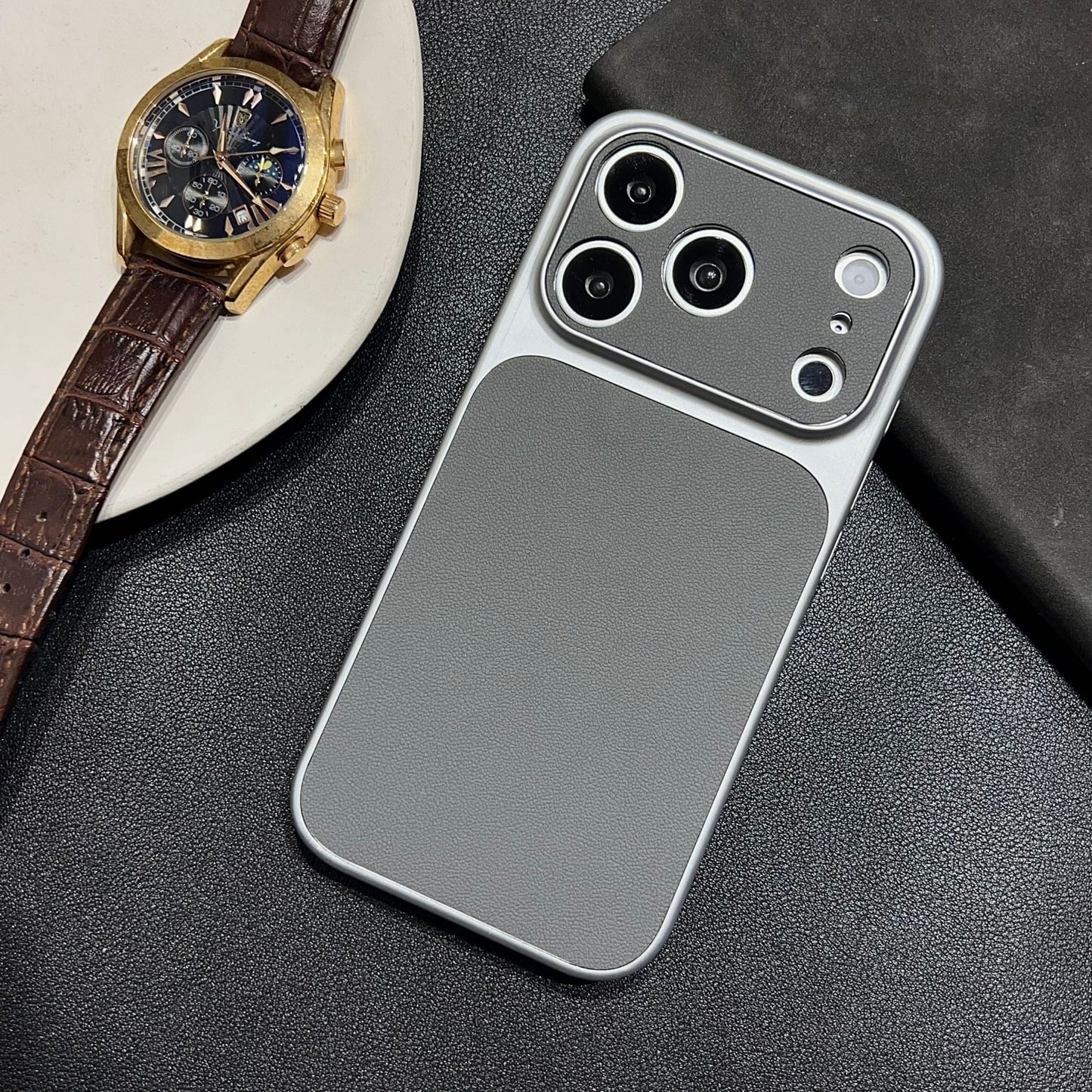 Business Leather Texture iPhone Case