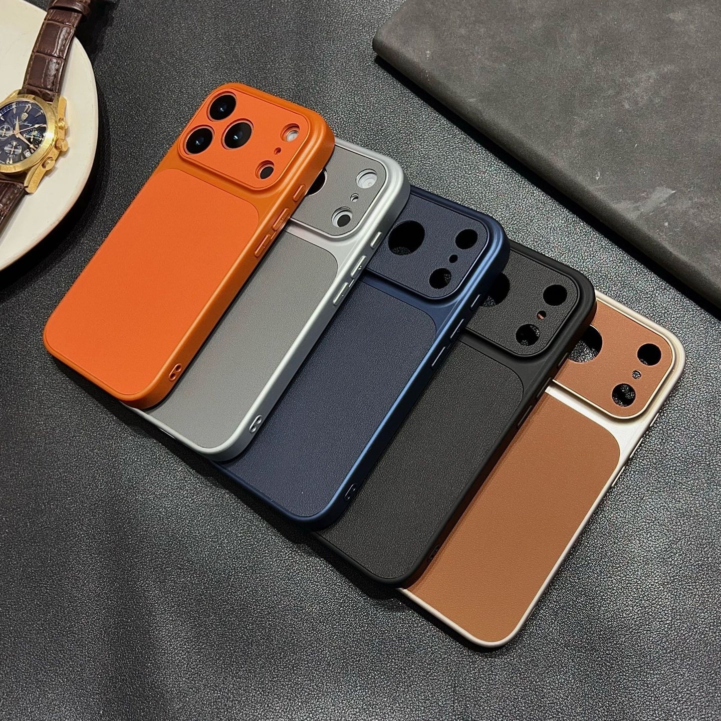 Business Leather Texture iPhone Case