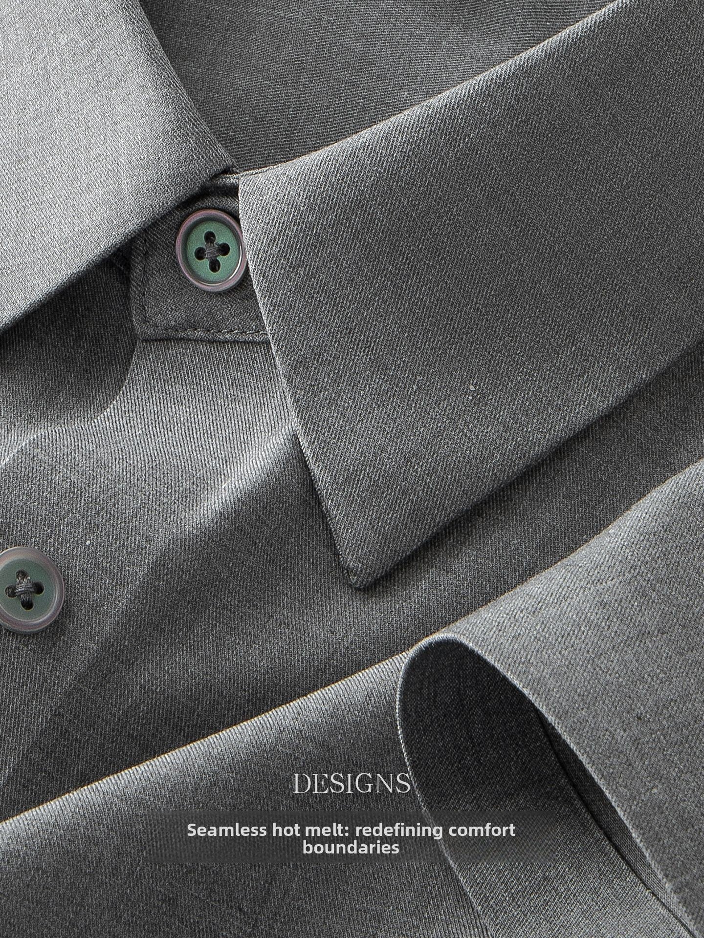 Business long-sleeved plain-colored shirt