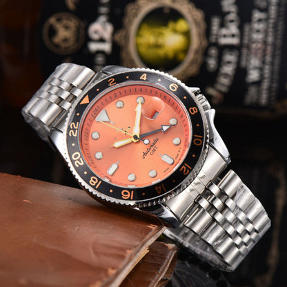 Business Quartz Watch with Interchangeable Straps