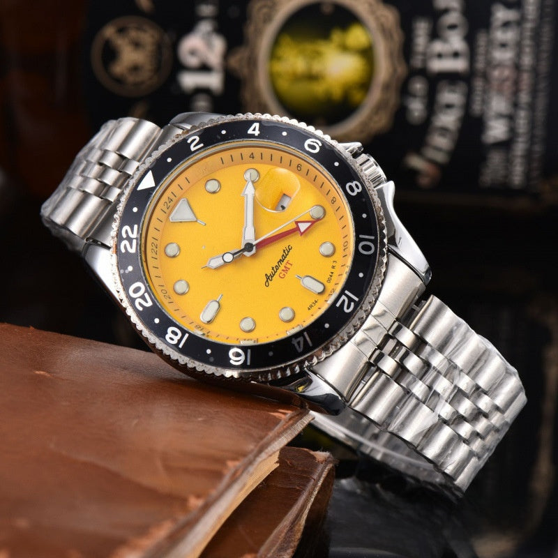 Business Quartz Watch with Interchangeable Straps