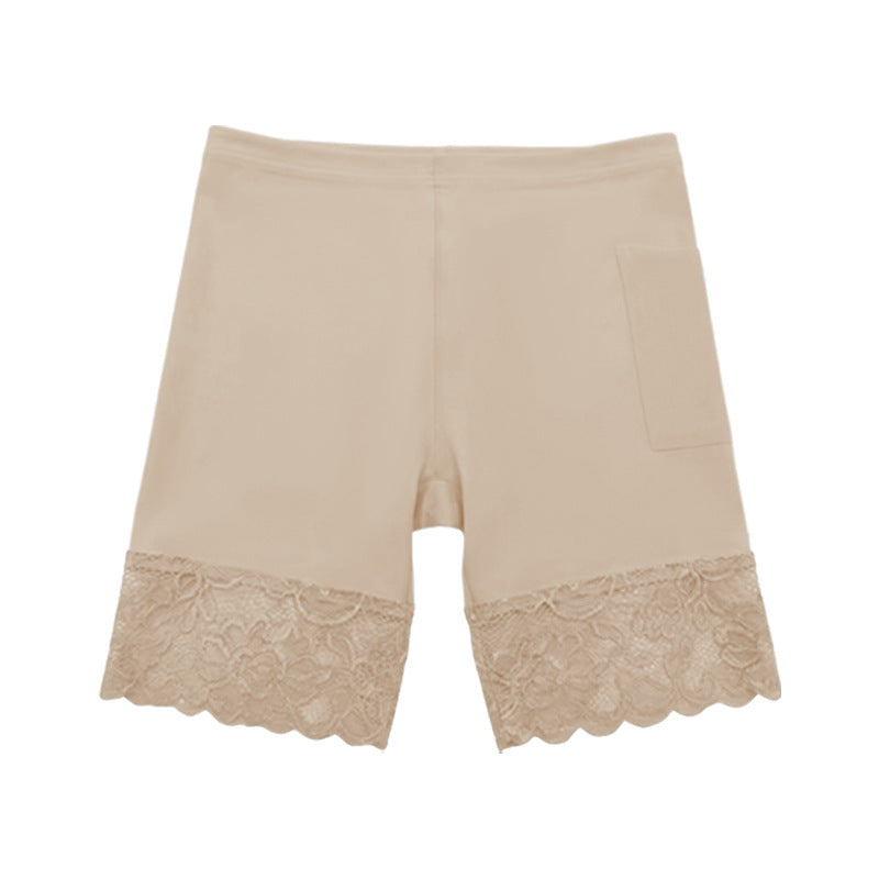 Butt-Lifting Seamless Lace Boxer Briefs