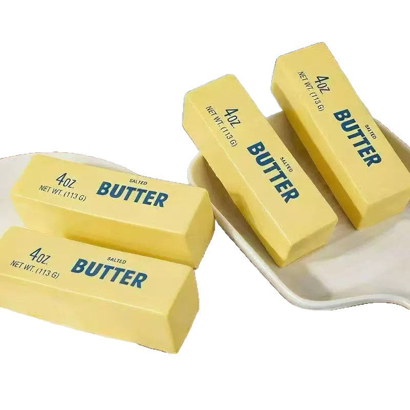 Buttered dough slowly rebounds
