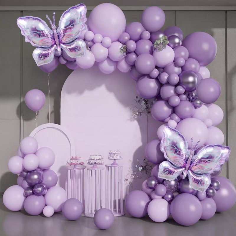 Butterfly Balloon Chain Set for Party Decoration