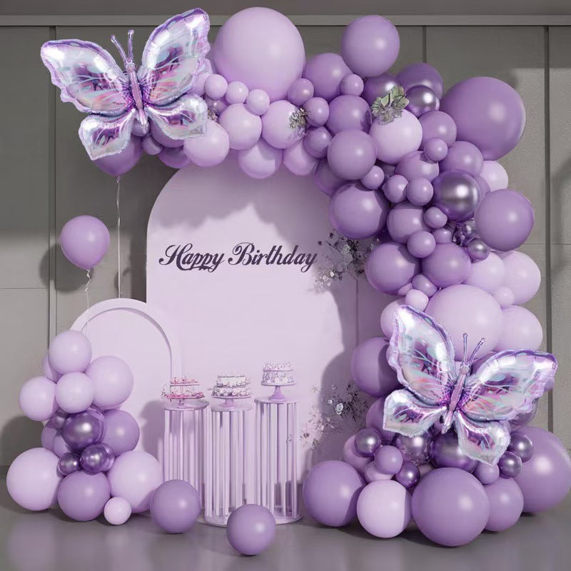 Butterfly Balloon Chain Set for Party Decoration