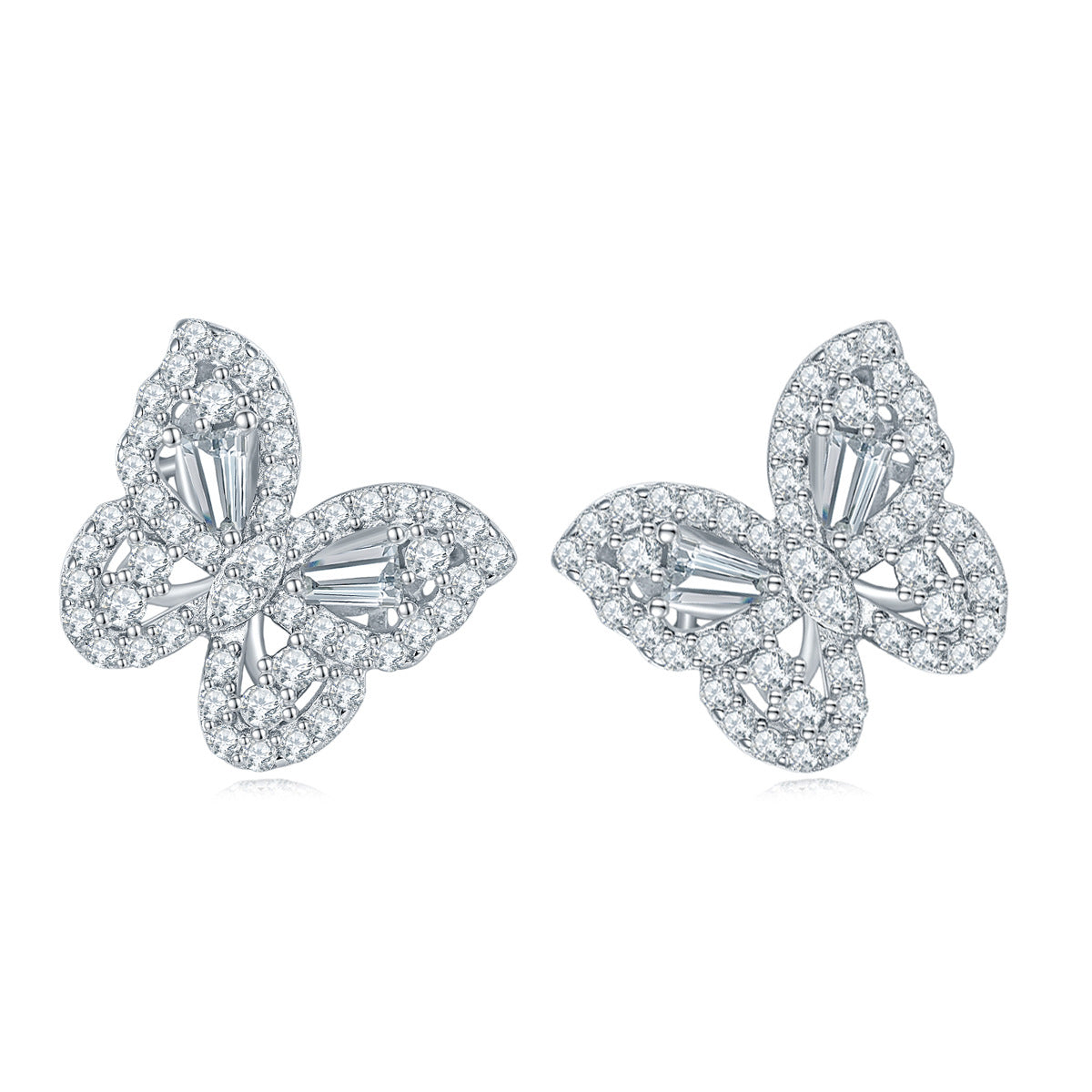Butterfly Camellia Stud Earrings