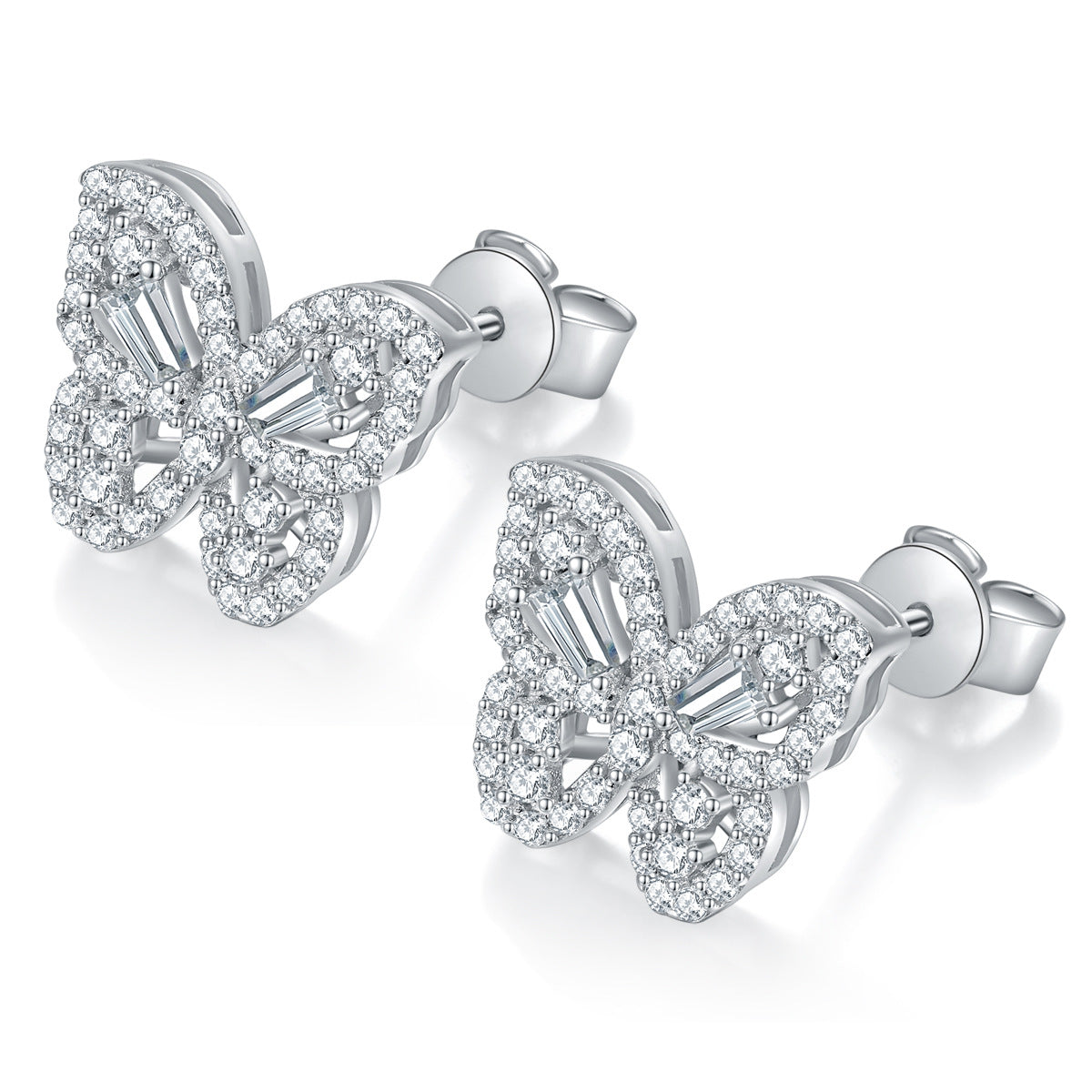 Butterfly Camellia Stud Earrings